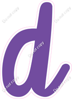 CU 23.5" Individuals - Flat Purple d