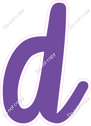 CU 23.5" Individuals - Flat Purple d