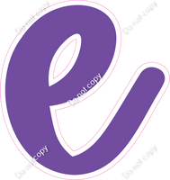 CU 23.5" Individuals - Flat Purple e