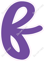 CU 23.5" Individuals - Flat Purple f