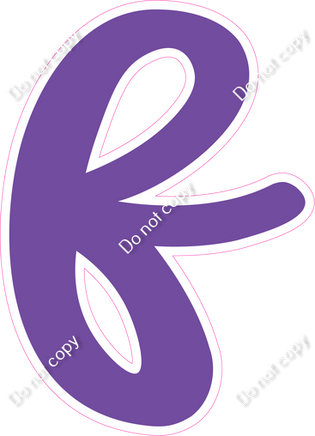 CU 23.5" Individuals - Flat Purple f