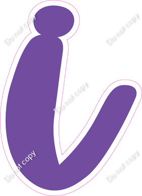 CU 23.5" Individuals - Flat Purple i