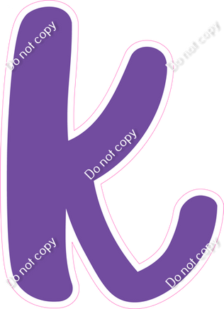 CU 23.5" Individuals - Flat Purple k