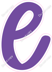 CU 23.5" Individuals - Flat Purple l