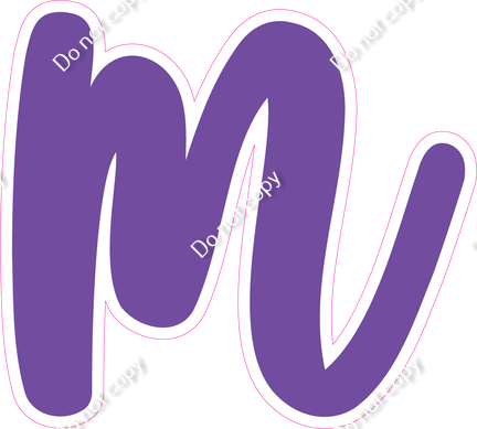 CU 23.5" Individuals - Flat Purple m