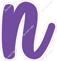 CU 23.5" Individuals - Flat Purple n