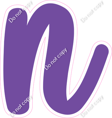 CU 23.5" Individuals - Flat Purple n