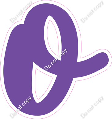 CU 23.5" Individuals - Flat Purple o