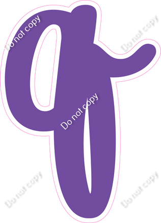 CU 23.5" Individuals - Flat Purple q