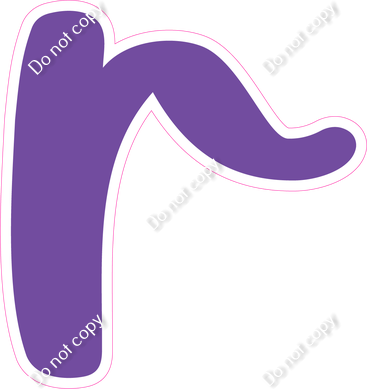 CU 23.5" Individuals - Flat Purple r