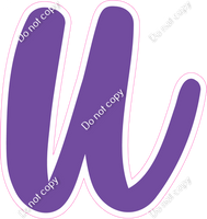 CU 23.5" Individuals - Flat Purple u