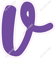 CU 23.5" Individuals - Flat Purple v