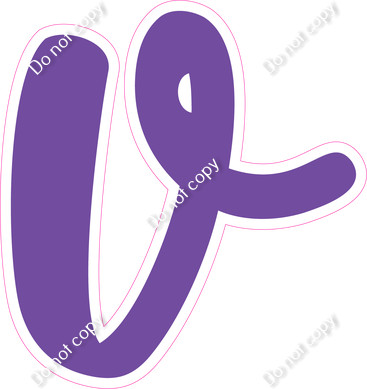 CU 23.5" Individuals - Flat Purple v