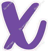 CU 23.5" Individuals - Flat Purple x