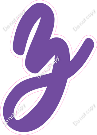 CU 23.5" Individuals - Flat Purple z