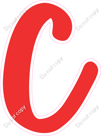 CU 23.5" Individuals - Flat Red C