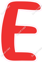 CU 23.5" Individuals - Flat Red E