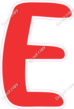 CU 23.5" Individuals - Flat Red E