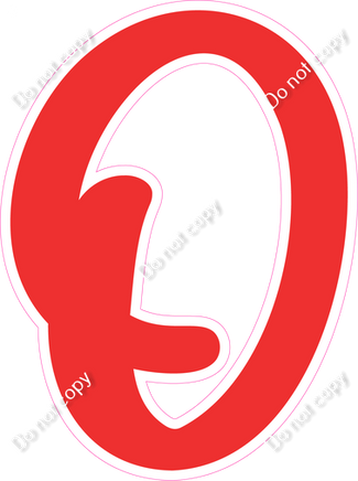 CU 23.5" Individuals - Flat Red O