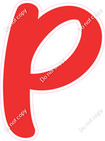 CU 23.5" Individuals - Flat Red P