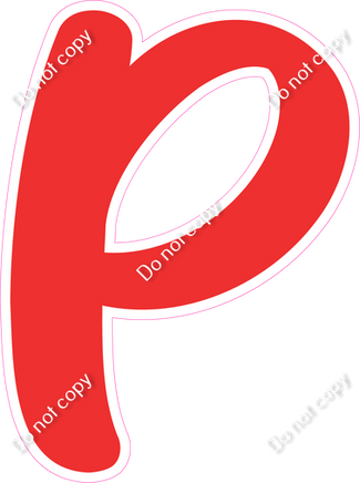 CU 23.5" Individuals - Flat Red P