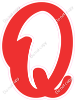 CU 23.5" Individuals - Flat Red Q