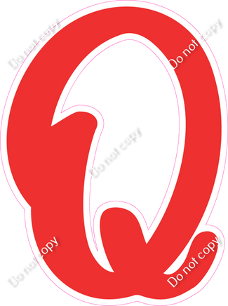 CU 23.5" Individuals - Flat Red Q