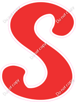 CU 23.5" Individuals - Flat Red S