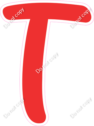 CU 23.5" Individuals - Flat Red T