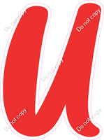 CU 23.5" Individuals - Flat Red U