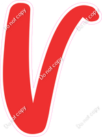 CU 23.5" Individuals - Flat Red V