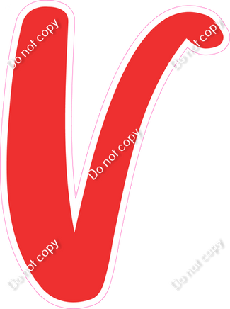 CU 23.5" Individuals - Flat Red V