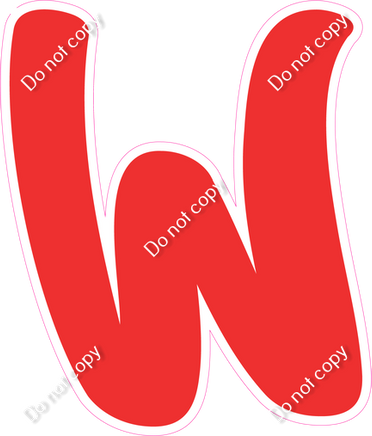 CU 23.5" Individuals - Flat Red W