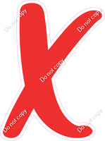 CU 23.5" Individuals - Flat Red X