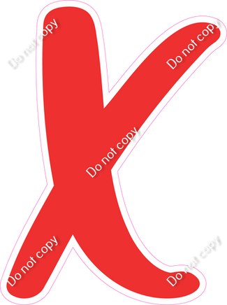 CU 23.5" Individuals - Flat Red X