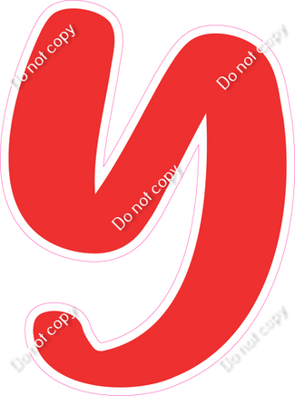 CU 23.5" Individuals - Flat Red Y