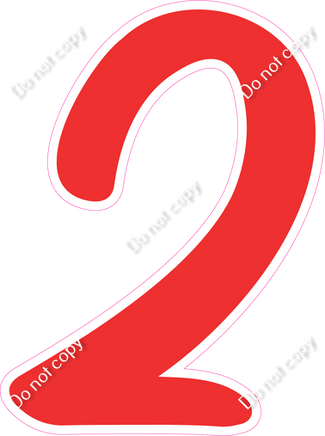 CU 23.5" Individuals - Flat Red 2