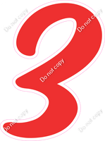 CU 23.5" Individuals - Flat Red 3