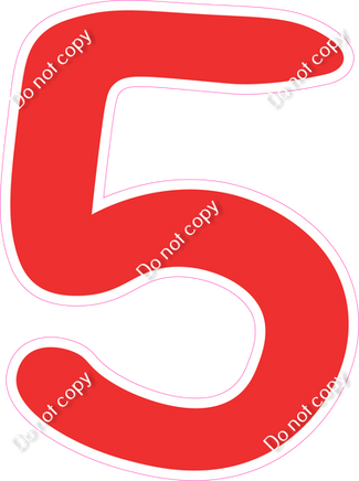 CU 23.5" Individuals - Flat Red 5