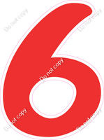 CU 23.5" Individuals - Flat Red 6