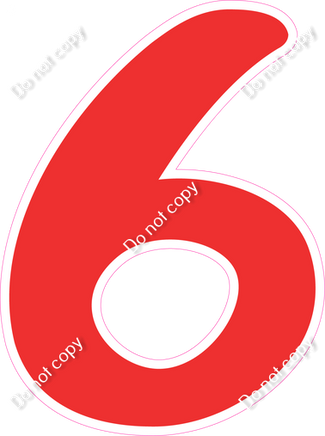 CU 23.5" Individuals - Flat Red 6