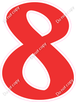 CU 23.5" Individuals - Flat Red 8