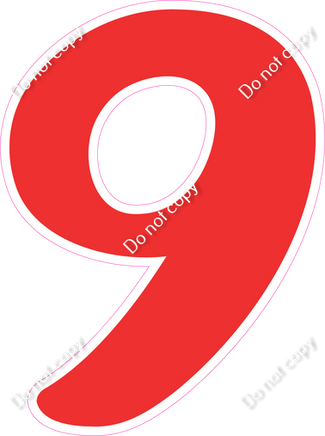 CU 23.5" Individuals - Flat Red 9