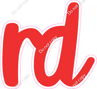 CU 23.5" Individuals - Flat Red RD