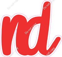 CU 23.5" Individuals - Flat Red ND