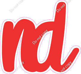 CU 23.5" Individuals - Flat Red ND