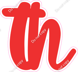 CU 23.5" Individuals - Flat Red TH