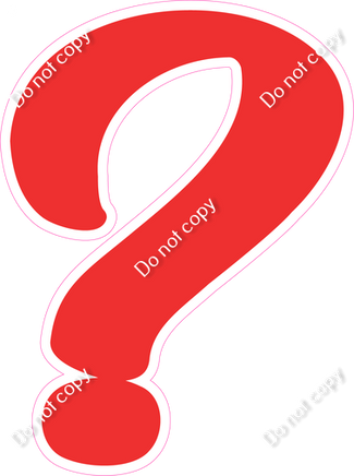 CU 23.5" Individuals - Flat Red ?