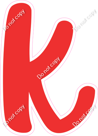 CU 23.5" Individuals - Flat Red k