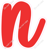 CU 23.5" Individuals - Flat Red n